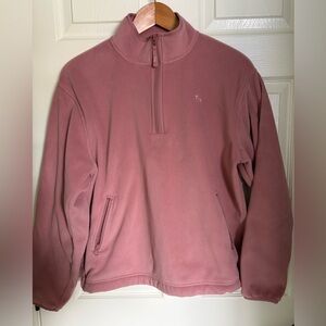 Aritzia TNA Soft Pink Fleece Pullover